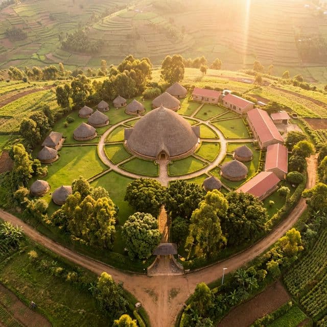 Traditional Royal Palace in Rwanda